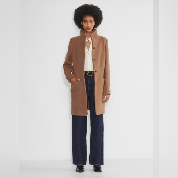 Wilfred Cocoon Wool Cashmere Coat - Size XS - Picture 2 of 16